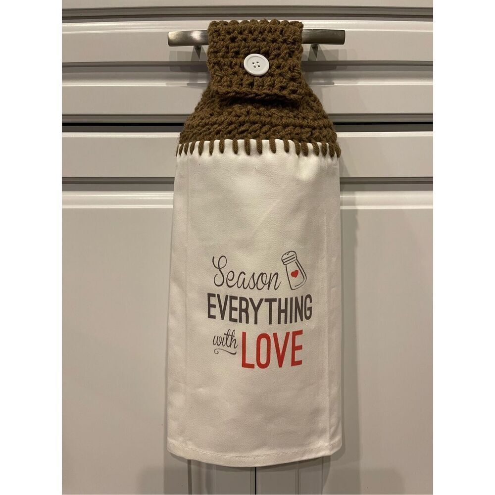 Crochet Top Kitchen Towel- Season Everything With Love
